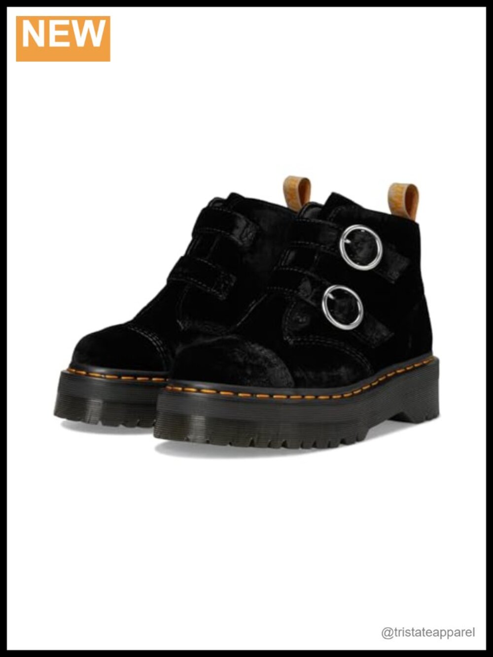 Vegan Leather Ankle Boots Platform Chelsea Boots
